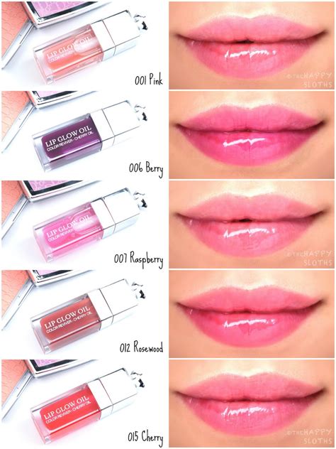 dior lip glow oil cherry dupe|dior lip oil all shades.